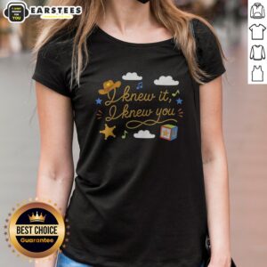 Official I Knew It I Knew You Cowboy Hat Rope Lettering Western Ladies Shirt