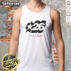 Pretty Lovesick Japan 26 Star tank top featuring a unique star design on a soft fabric.