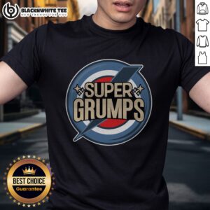 Good Super Grumps Shirt displayed on a neutral background, showcasing its unique graphic design.
