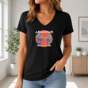 Original Together As One Electronic Music V-Neck Shirt