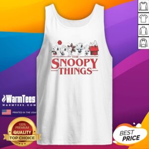 Hot The Snoopy Things Stranger Things Tank Top