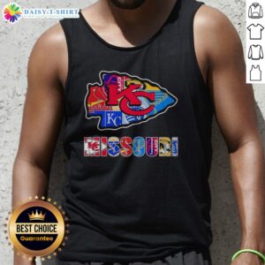Nice MO Chiefs Royals Cardinals Blues Sporting Arrowhead Logo Tank Top showcasing team spirit and style.