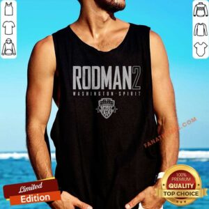 Hot Trinity Rodman Washington Spirit 2 tank top optimized for showcasing vibrant team spirit and comfort.