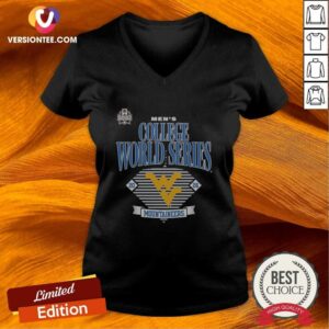 Pretty West Virginia Mountaineers 2026 NCAA College World Series Omaha Event v neck optimized shirt for fans