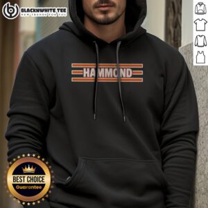 Awesome Hammond Chicago Bears Hoodie featuring a bold logo and comfortable fit for fans.