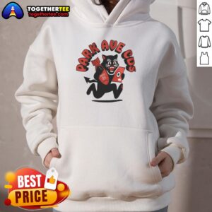 Original Black Cat Park Ave Cos Hoodie featuring a stylish black cat design, perfect for cozy casual wear.