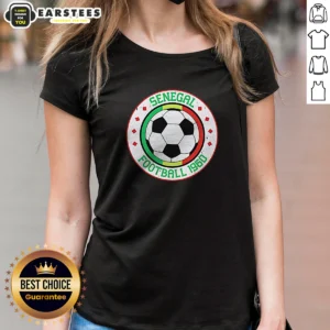 Nice Senegal Football 1960 Vintage Soccer Ladies Shirt