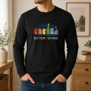 Nice Kitten Prride Pride Kitten Long Sleeve Shirt