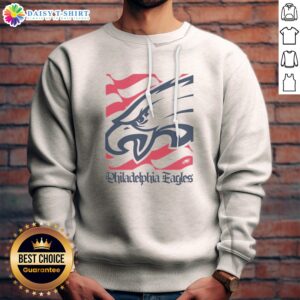 Original Philadelphia Eagles American Heritage Wordmark Sweatshirt featuring classic team colors and logo.