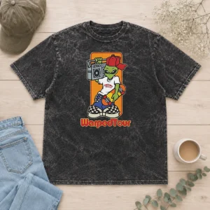 Awesome Vans Warped Tour Alien Washed T-Shirt