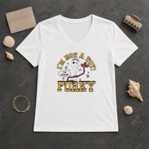 Good Im Not A Toy Story Forky Im Trash V-Neck Shirt