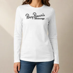 Top Percy Brown'S Wilkes Barre PA Long Sleeve Shirt