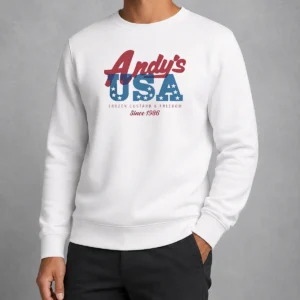 Official Andys USA Frozen Custard And Freedom Since 1986 Sweater