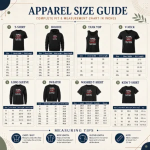 Size chart for Funny Donald Trump American Flag I Love Because He Pisses Off All The People I Can'T Stand with measurements in inches and cm