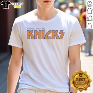 Good New York Knicks Kiss Logo Parody Shirt featuring a bold graphic on a comfortable cotton tee