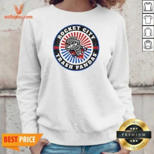 Awesome Rocket City Trash Pandas Baseball Team Mascot Logo Rocket City Trash Pandas Sweatshirt