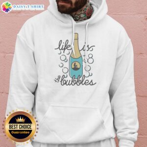 Awesome Ariel The Little Mermaid Life Is The Bubbles Disney Princess Wine Bottle Hoodie