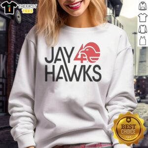 Nice Jayhawks 40th Anniversary Retro Sweatshirt featuring a vintage design in vibrant colors.