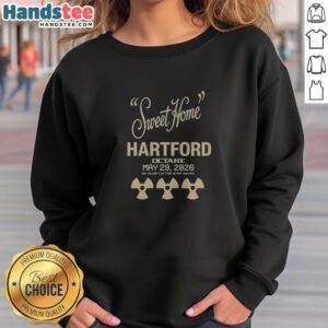 Original Sweet Home Hartford 2026 sweatshirt in a cozy setting