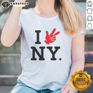 Good Josh Hart New York Knicks I NY Hand Sign Ladies Shirt