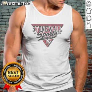 Awesome Stonewall Sports KC MO Est 2019 Badminton Logo Tank Top featuring a unique design