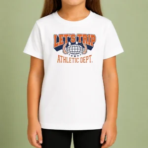 Funny Lets Trip Athletic Dept Go Sports Kids T-Shirt