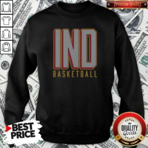 Original Indiana Basketball Bold Stacked Letters Sweatshirt