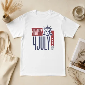 Premium Happy 4 July Statue Of Liberty United State