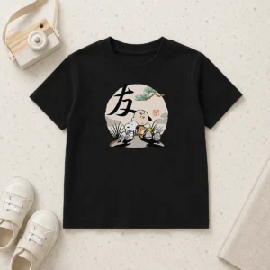 Official Peanuts Charlie Brown Friends Japan Mens Kids T-Shirt