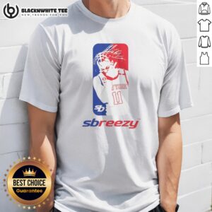 Awesome Jalen Brunson Sbreezy New York Basketball Logo Shirt featuring bold graphics and a comfortable fit.