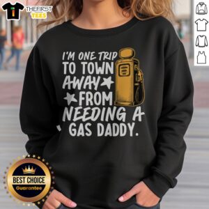 Nice Country Gas Daddy Southern Humor Sweatshirt in a cozy setting, perfect for casual wear.