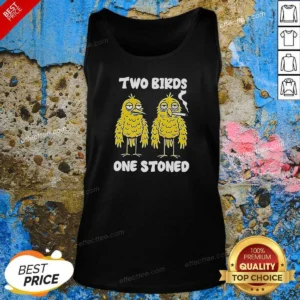 Hot Top Two Birds One Stoned Smoking Tank Top