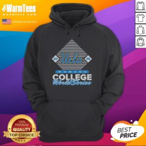 Official UCLA Bruins 2026 Women'S College World Series Oklahoma City hoodie displayed in a casual setting