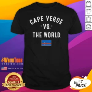 Funny Cape Verde Vs The World Soccer Flag