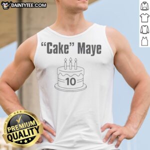 Official Cake Maye 10 Tank top featuring a vibrant graphic design on a comfortable fabric.