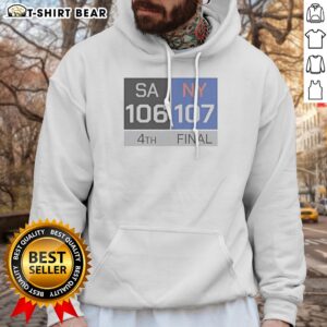Official Top San Antonio Spurs Vs New York Knicks Final Score Hoodie featuring bold team graphics and comfortable fit