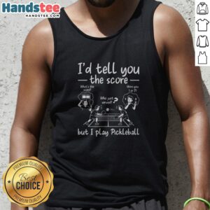 Top Confused Pickleball Player Funny Pickleball Tank top featuring a humorous design for pickleball enthusiasts.