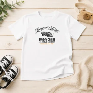 Official Sunday Cruise Los Angeles California One Block At A Time Kids T-Shirt