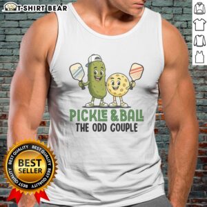 Original Pickle And Ball The Odd Couple Pickleball Matching Tank top displayed on a neutral background