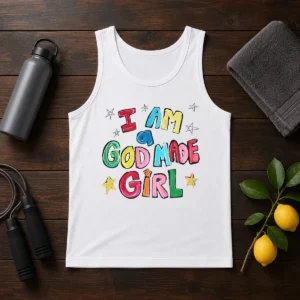 Official I Am A God Made Girl Tank Top