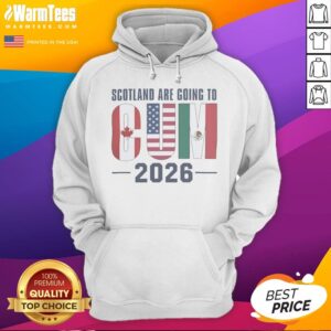 Hot Scotland Are Going To CUM 2026 Canada USA Mexico FIFA World Cup Soccer Football hoodie in black, front view
