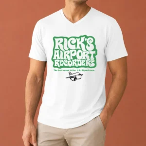 Pretty Tom Petty Rick'S Airport Recorders The Best Round V-Neck Shirt