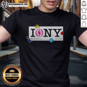 Good The Governors Ball I Love New York City Shirt displayed on a neutral background, showcasing its vibrant design.