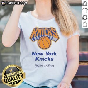 Top New York Knicks Basketball Culture And Hoops Ladies Shirt featuring vibrant team colors and logo
