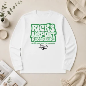 Hot Tom Petty Rick'S Airport Recorders The Best Round Long Sleeve Shirt