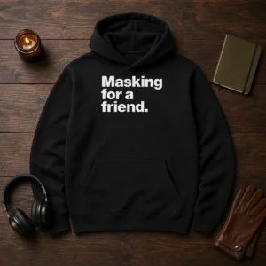 Pretty Masking For A Friend Hoodie