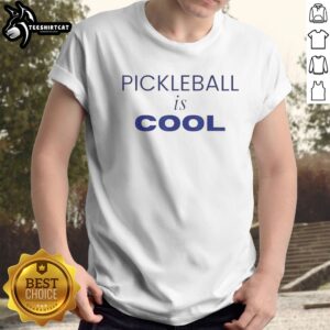 Pretty Pickleball Is Cool Shirt featuring a trendy pickleball graphic on a comfortable tee.