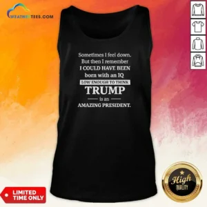 Good Political Satire Trump Is An Amazing President Tank Top