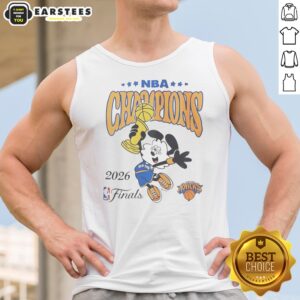 Pretty New York Knicks X Verdy 2026 NBA Championship Tank Top