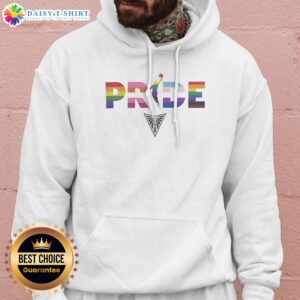 Top Golden State Valkyries 2026 WNBA Pride LGBT Pattern Flag Hoodie featuring vibrant colors and unique design
